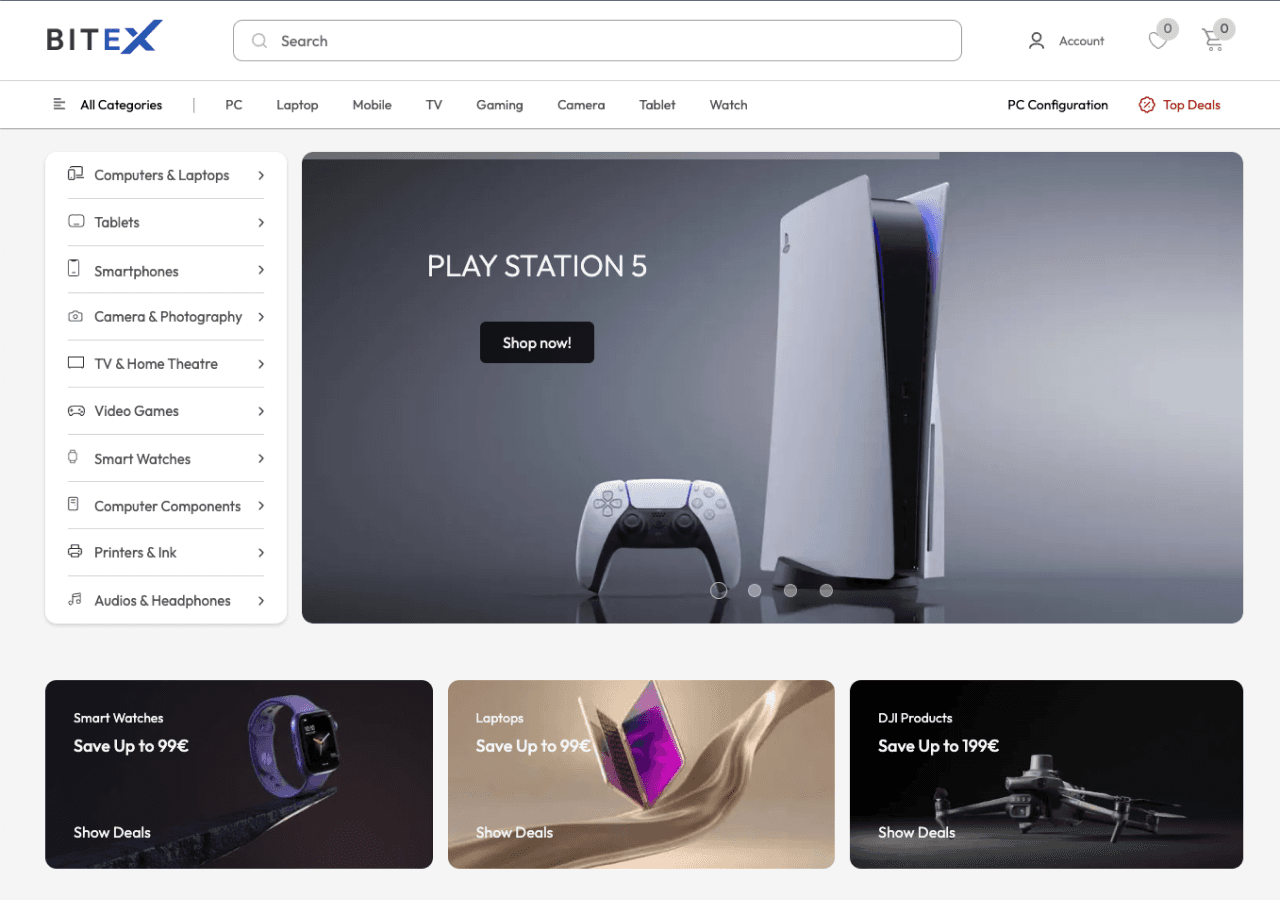 Full Stack E-Commerce (+ Dashboard)