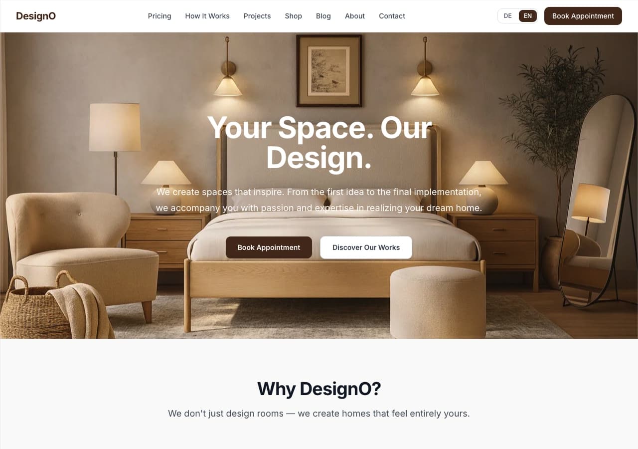 Interior Design Platform & CMS